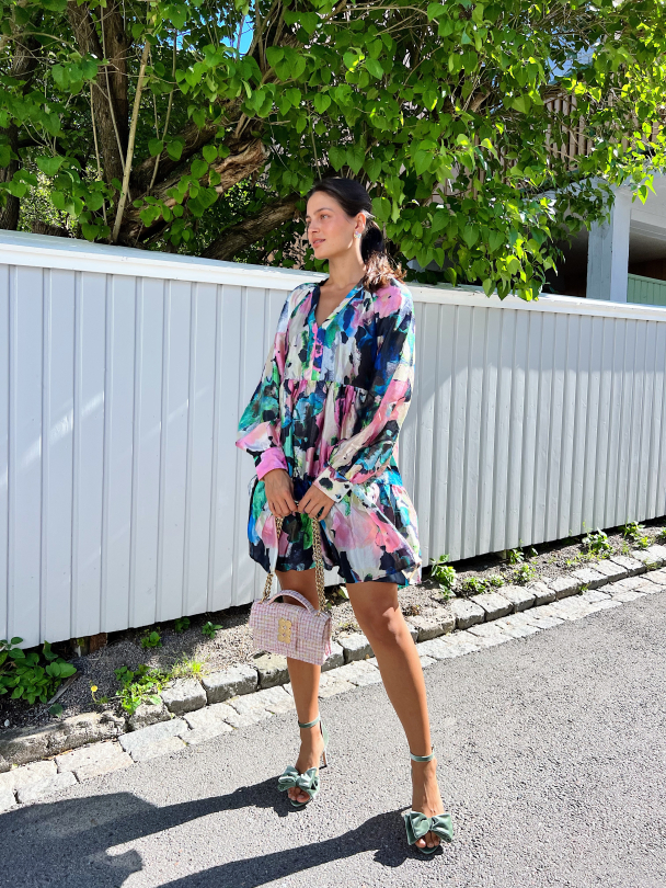 Jasmine Dress Short - Frosted Floral Day - Image 10