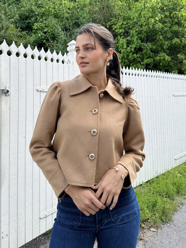 Tailored Jacket - Camel  - Image 1