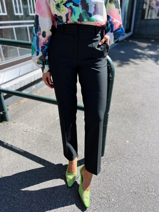 Eliana Straight Pant - Black  - Image 1
