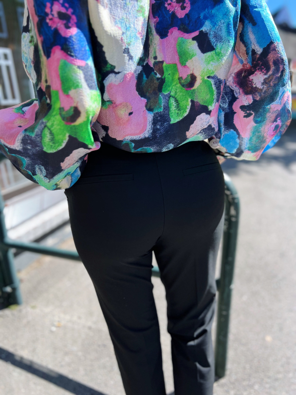 Eliana Straight Pant - Black  - Image 6