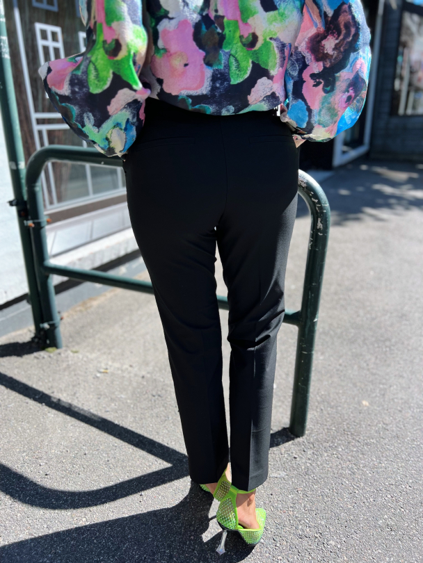Eliana Straight Pant - Black  - Image 7