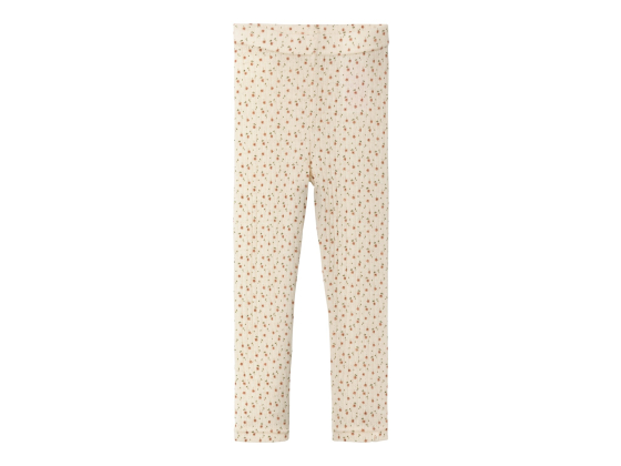 Farga Leggings Mini Ull,Turtledove - Lil' Atelier