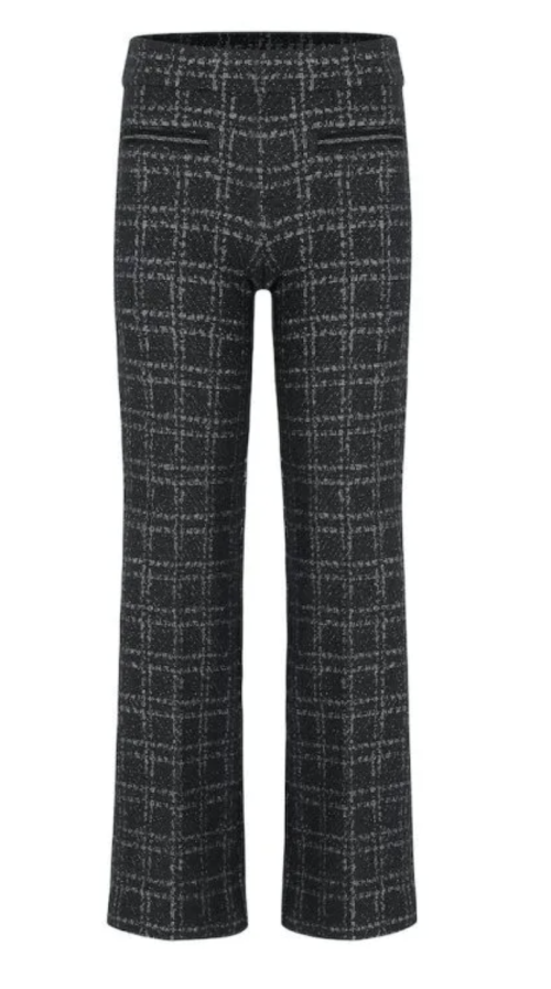 Faith Tweed Lurex Pants  | Faith Tweed Black and Silver Lurex Pants fra Cambio