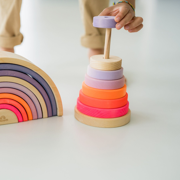 Stabletårn stort - Neonrosa - Image 6