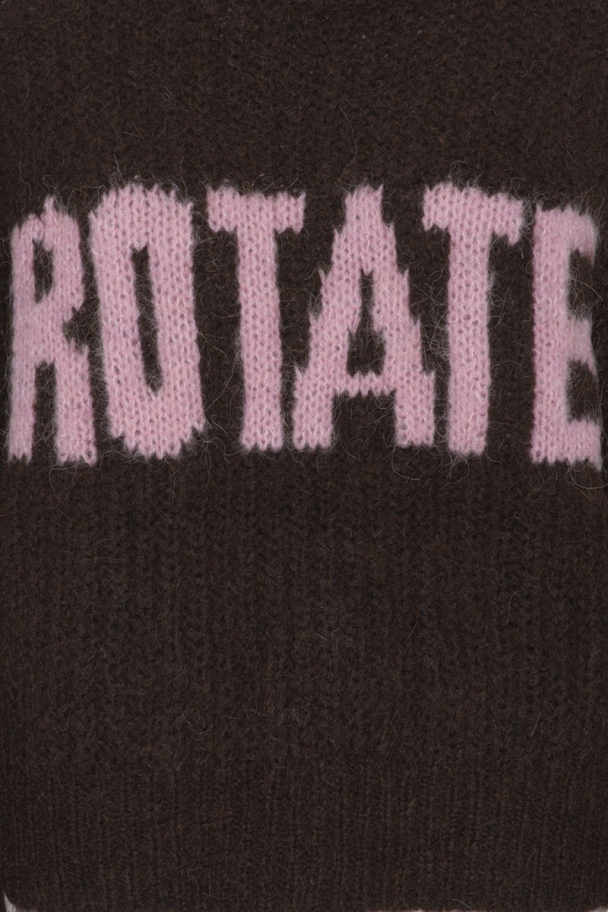 Firm Knit Jumper - Brown/Pink - Image 3