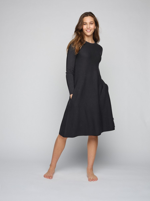CECILIE LONG MERINO DRESS - Image 1