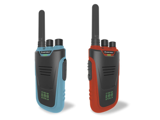 Kidywolf Walkie Talkie - Blå/Rød