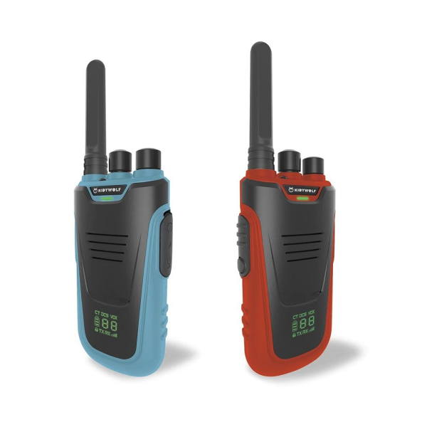Kidywolf Walkie Talkie - Blå/Rød