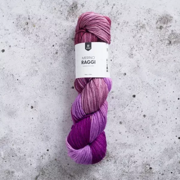 Merino Raggi - Rød rips & cerise
