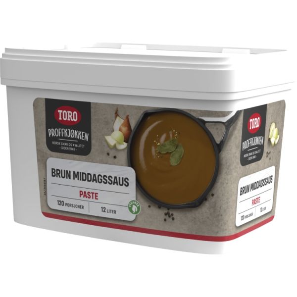 Brun middagsausPaste 1,2kg Toro 