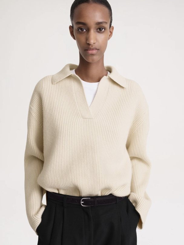Ribbed Polo Knit - Image 3