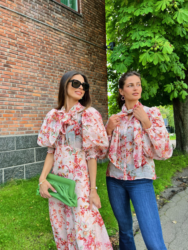 Organza Blouse - Pink Blossom - Image 5