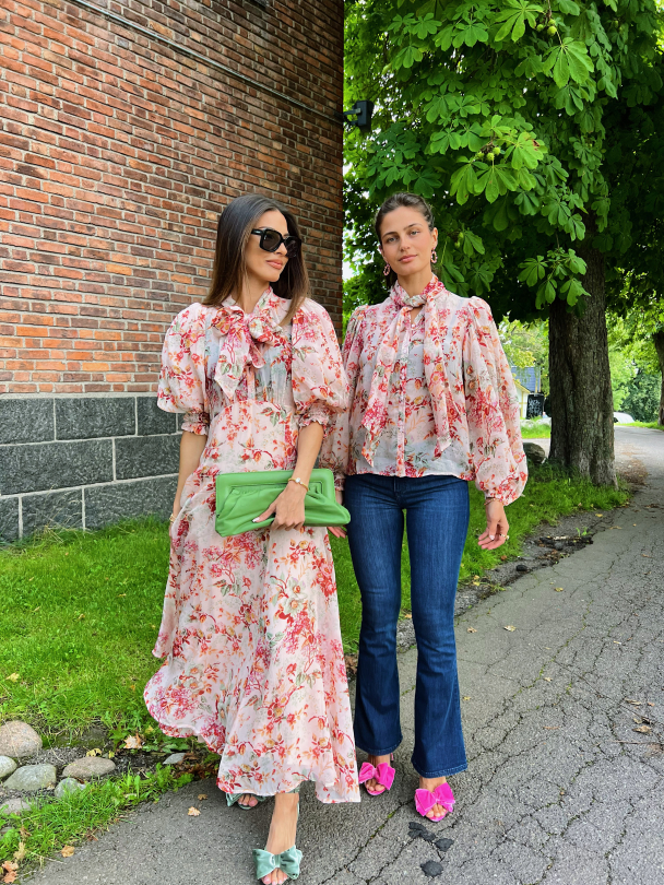 Organza Blouse - Pink Blossom - Image 7
