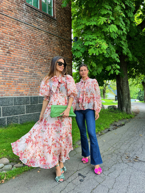 Organza Blouse - Pink Blossom - Image 8