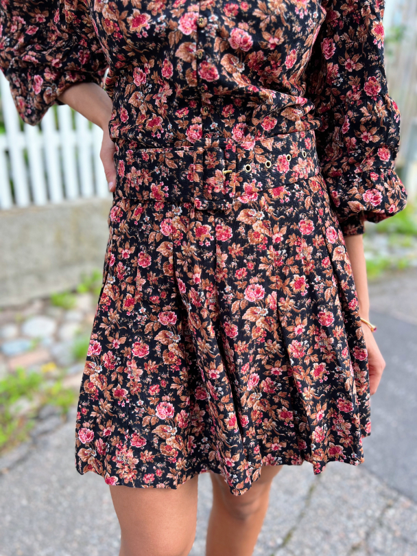 Baby Cord Skirt - Dark Blossom - Image 1