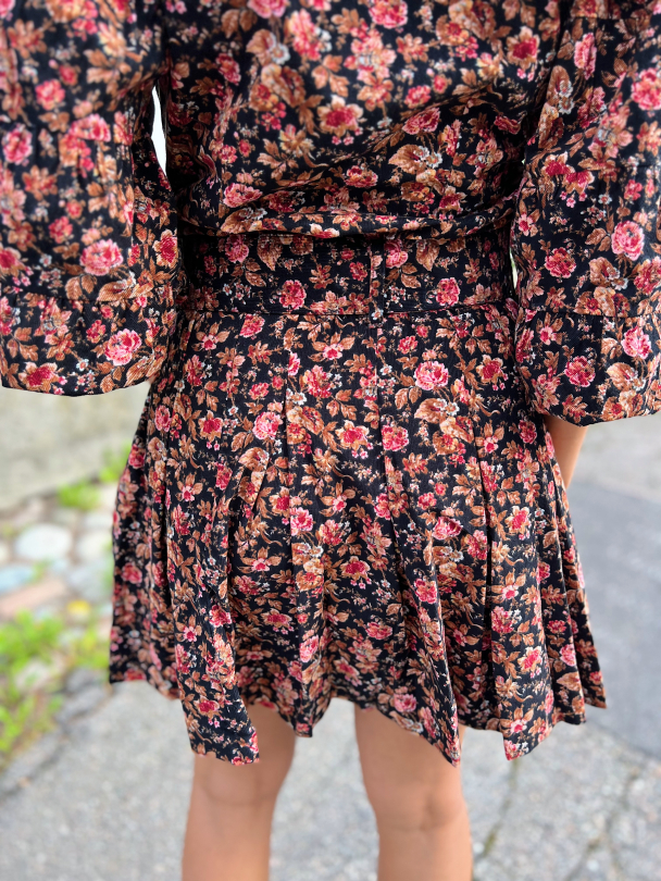Baby Cord Skirt - Dark Blossom - Image 9
