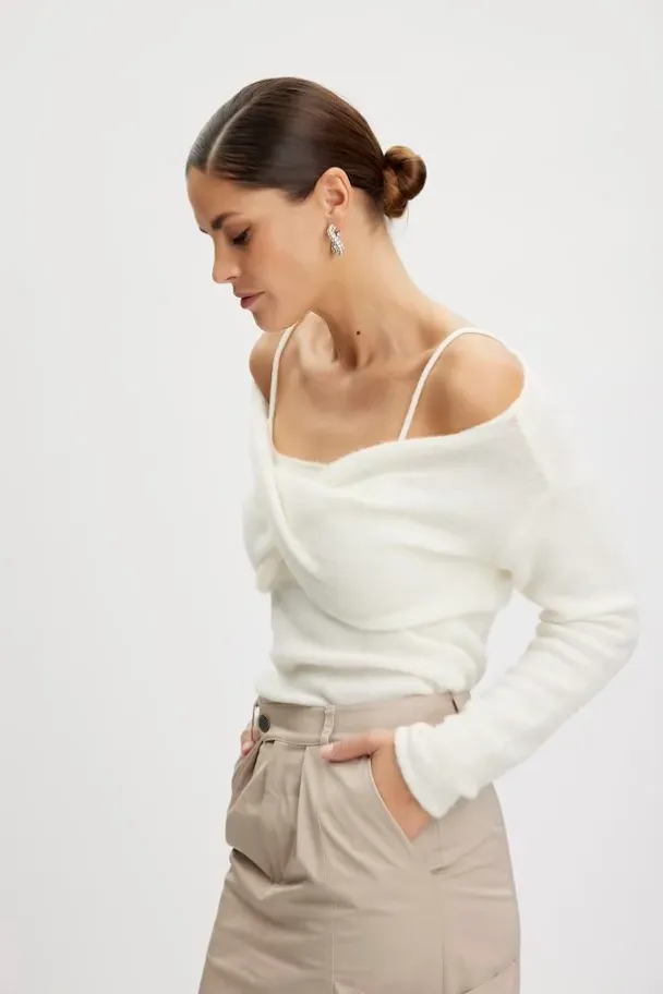 Alpha 2in1 Off Shoulder - Ivory - Image 3