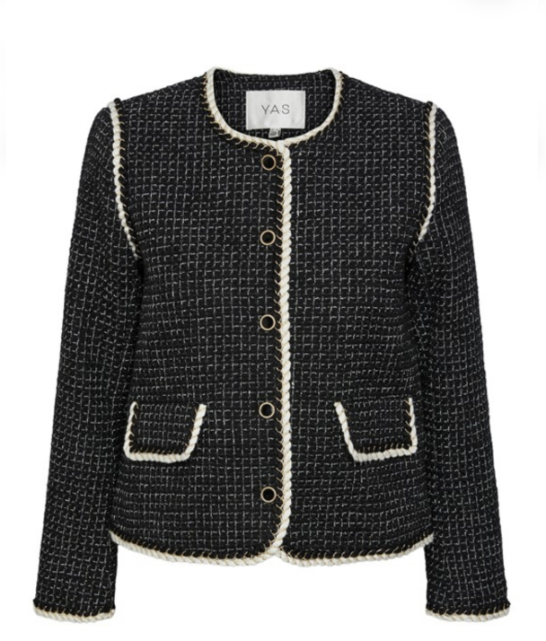 Clema 7/8 Blazer Jacket - Black  - Image 5