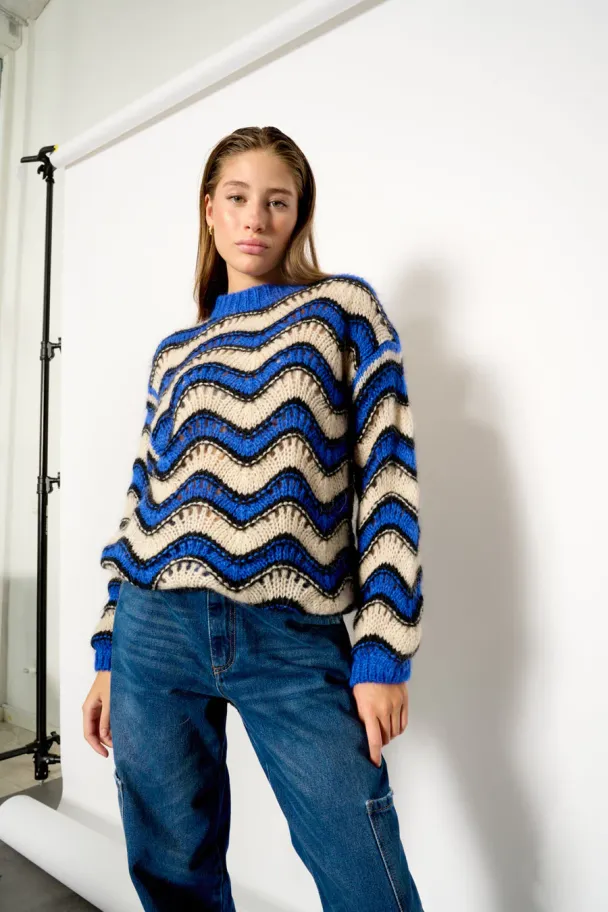 NOELLA Panama Knit Sweater  - Image 1