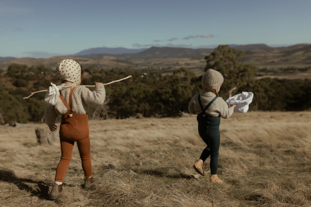 Wooly Footless Tights - Ginger - Image 2