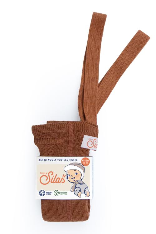 Silly Silas | Wooly Footless Tights - Ginger