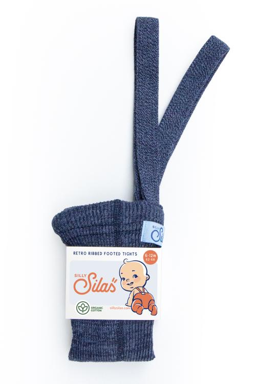 Silly Silas | Tights Footed - Denim