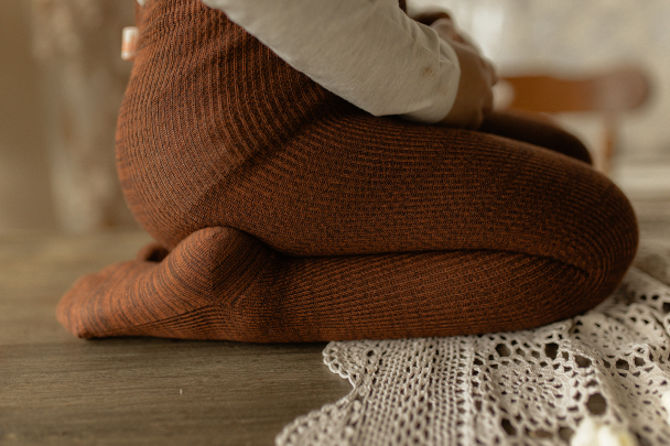 Tights Footed - Spicy Chai - Image 2