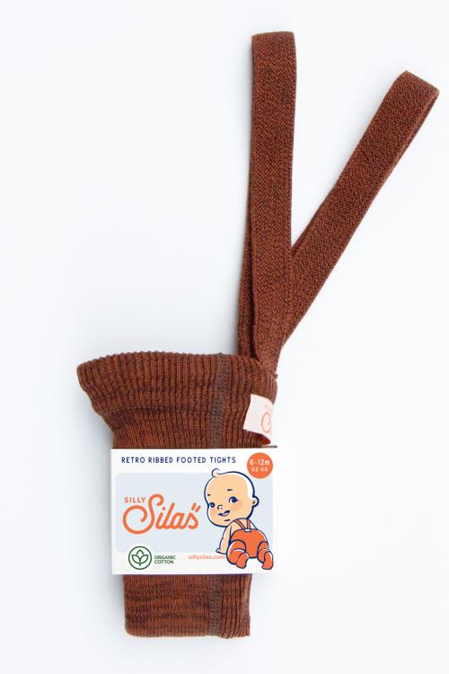 Silly Silas | Tights Footed - Spicy Chai