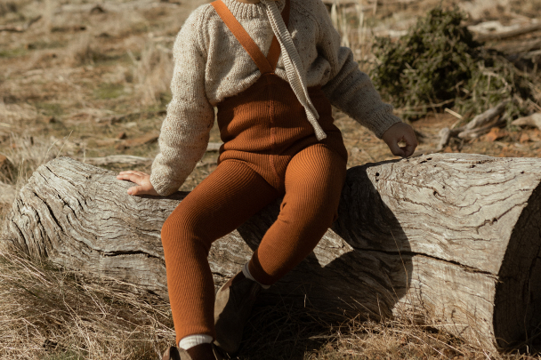 Wooly Footless Tights - Ginger - Image 4