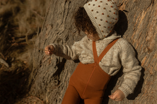 Wooly Footless Tights - Ginger - Image 5