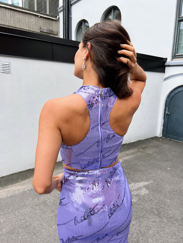 Sequins High Neck Top - Image 9
