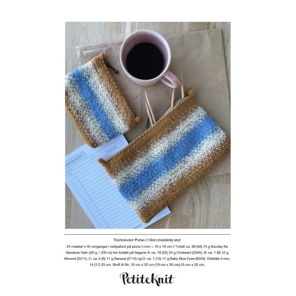 PetiteKnit - Technicolor Purse
