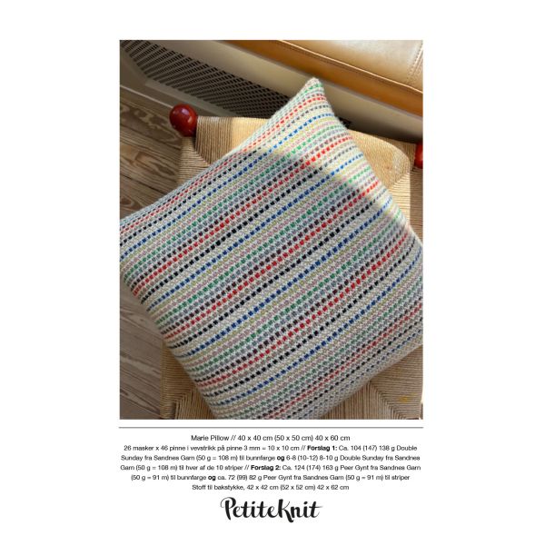 PetiteKnit - Marie Pillow