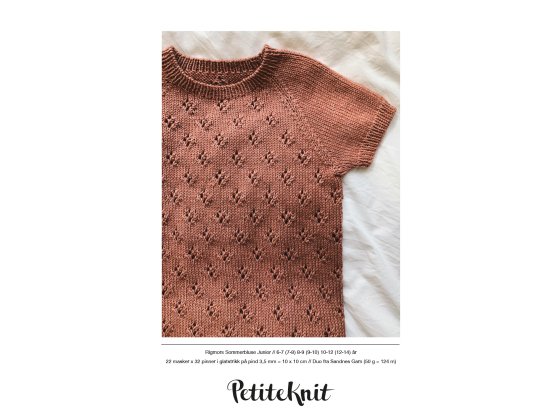 PetiteKnit - Rigmors Sommerbluse Junior