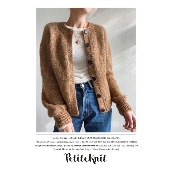 PetiteKnit - Novice Cardigan, Chunky Edition