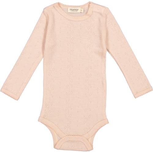 MarMar | Benedicte Body Wool Pointelle - Sheer Rose
