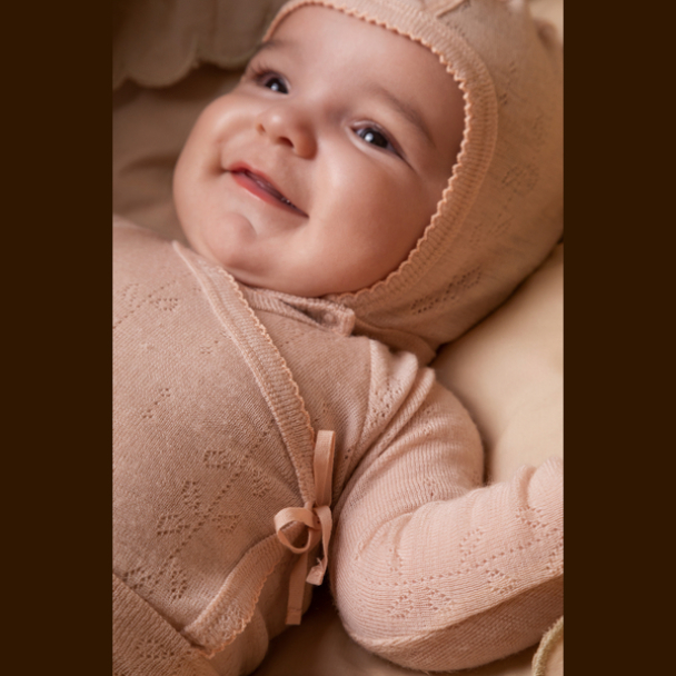 Hoody Wool Pointelle - Sheer Rose - Image 2