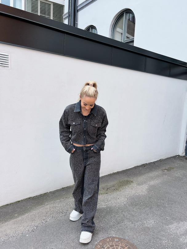 Nadiva Jacket - Dark Grey Washed - Image 4