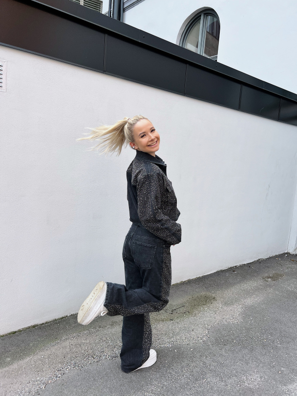 Nadiva Jacket - Dark Grey Washed - Image 5