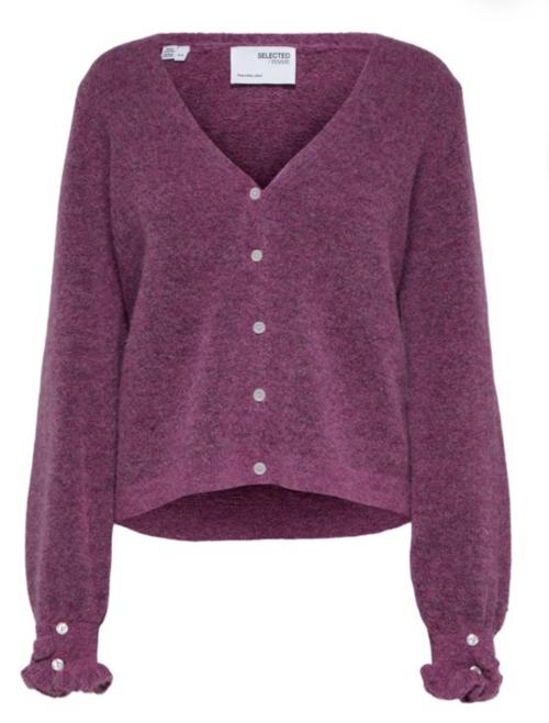Juma Knit Cardigan - Phlox Pink Melange