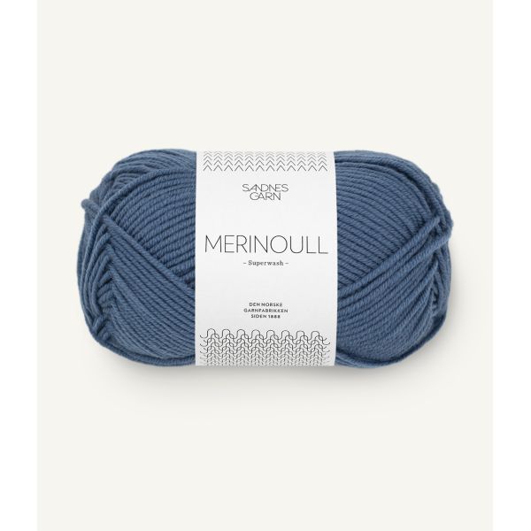 Merinoull 6052 Jeansblå - Sandnes Garn