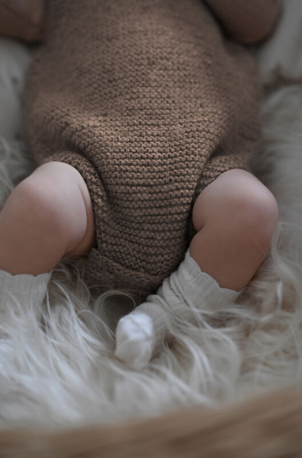 Romper Alpaca Wool Knit - Nougat - Image 2