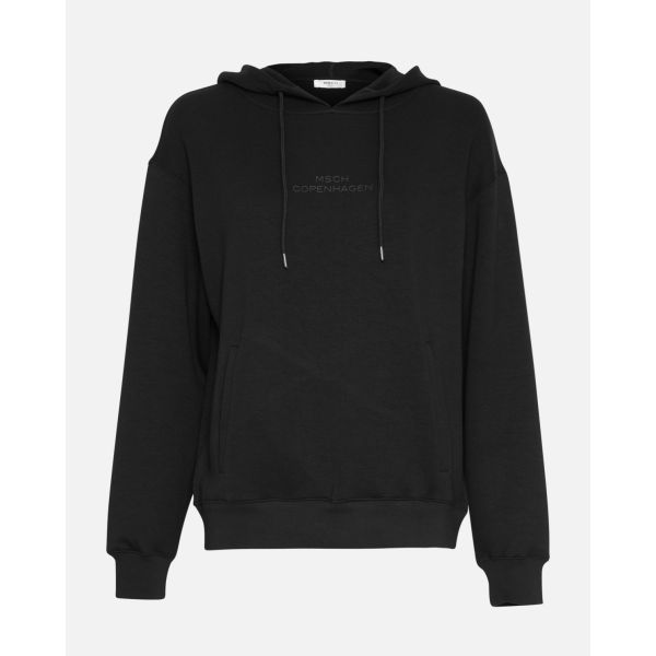 Ima Q Logo Hood Sweatshirt - Black