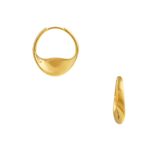 ORELIA Ribbon Twist Earring - Image 1