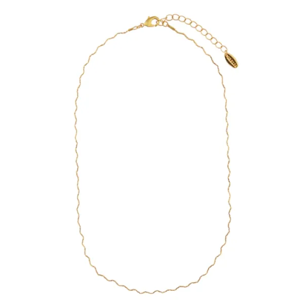 ORELIA Fine Wave Necklace - Image 1