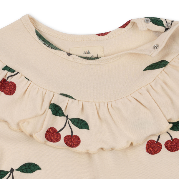 KONGES SLØJD - MALLI GLITTER ROMPER MA GRANDE CERISE - Image 4