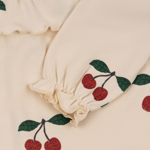 KONGES SLØJD - MALLI GLITTER ROMPER MA GRANDE CERISE - Image 5