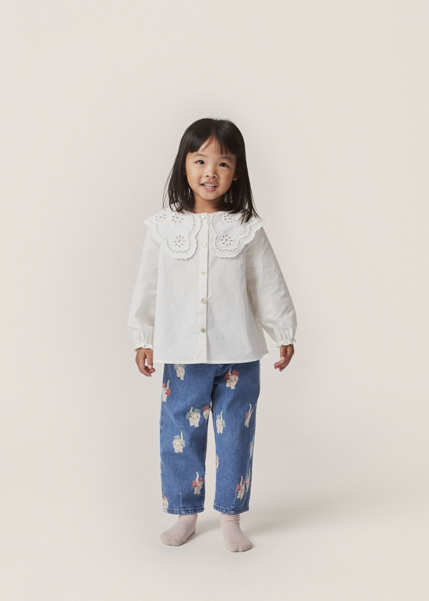 Konges Sløjd | Rilo Collar Shirt - Optic White - Image 7