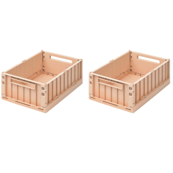 WESTON MEDIUM STORAGE BOX 2 PACK TUSCANY ROSE
