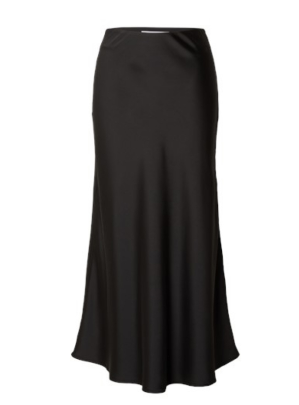 Lena midi skirt - Black - Image 2